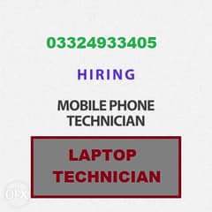 Mobile,Laptop technician required