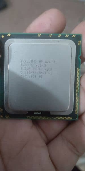 Intel xeon w3670 14 gb ram ddr 3 8