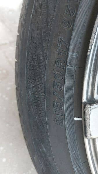 Japanese yokohama tyres Rim 17 1