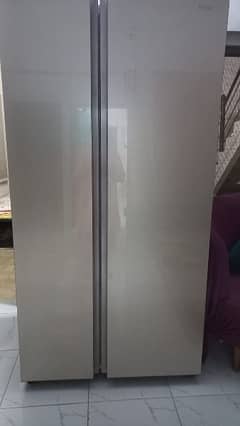 Haier side by side refrigerator