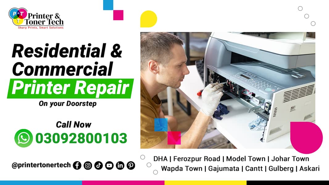 Expert Printer Repair | HP Laserjet | Toner Refilling | Printer Parts 1