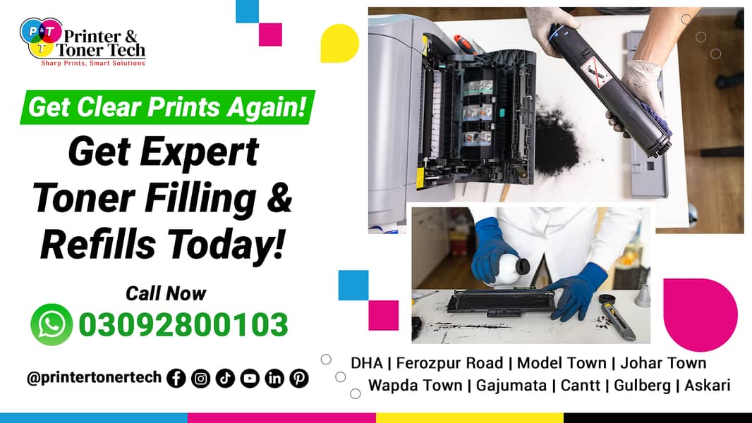 Expert Printer Repair | HP Laserjet | Toner Refilling | Printer Parts 3