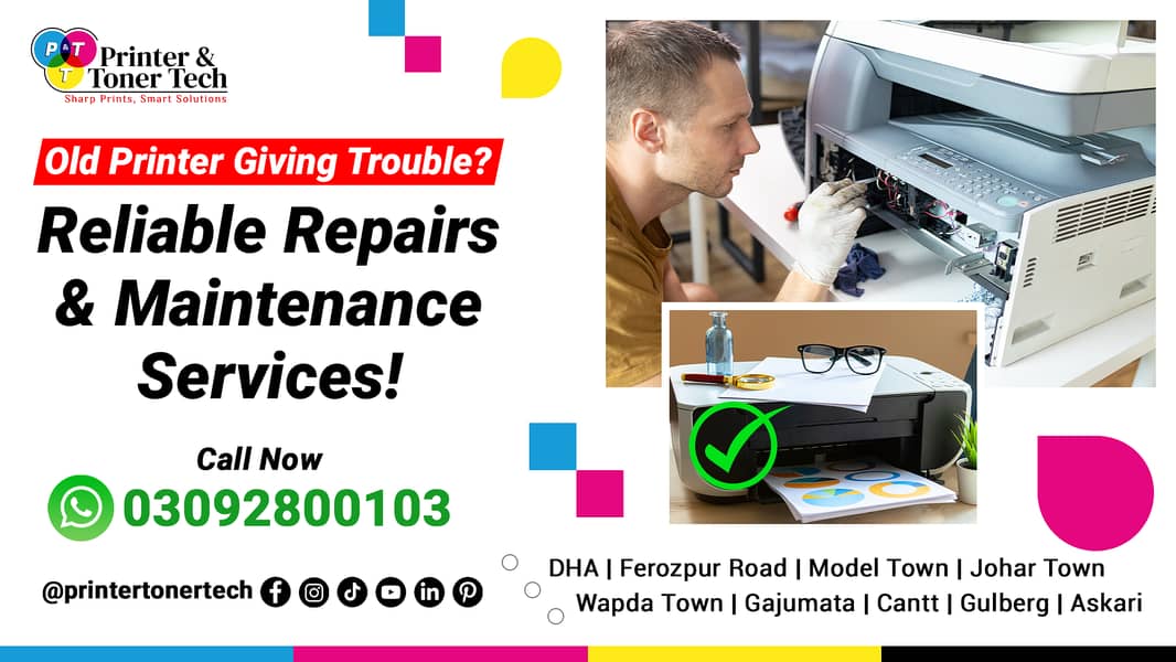 Expert Printer Repair | HP Laserjet | Toner Refilling | Printer Parts 5