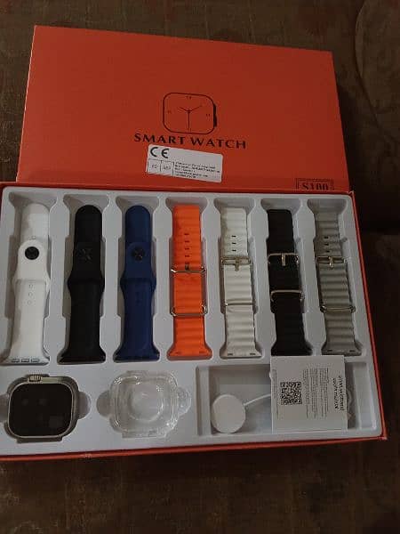 New S100 Ultra 2 7 Straps Smart Watch 1