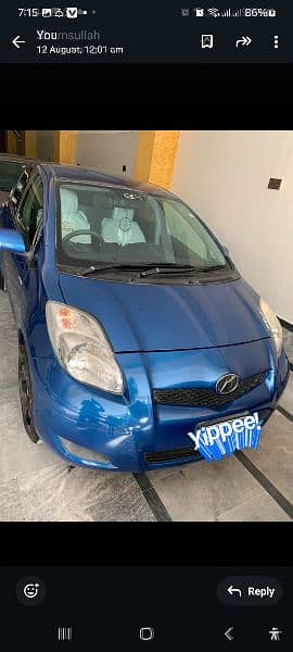 Toyota Vitz 2010 model 14 registration 1000. cc shower for fresh look 2