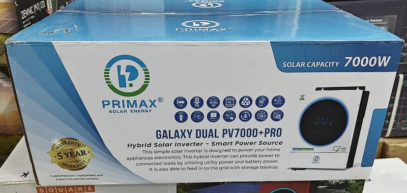 Primax Galaxy Series Dual  PV7000+Pro 6KW Solar Hybrid Inverter 7