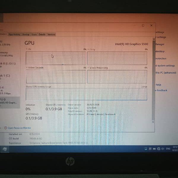 HP Elitebook i5-5300, 8GB RAM, 128GB m. 2 SSD, 500GB HDD 3