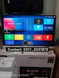 New 43 inch Smart led tv new model 2024