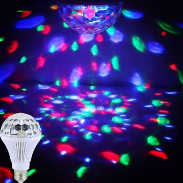 - RGB 8 Color LED Rotating Direct Power Lamp Bulb Dc250 all 0