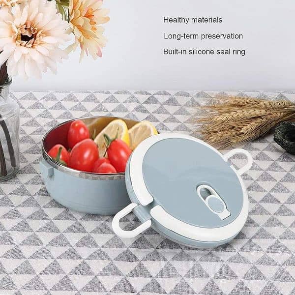 1 pc stainless steel lunch box 2