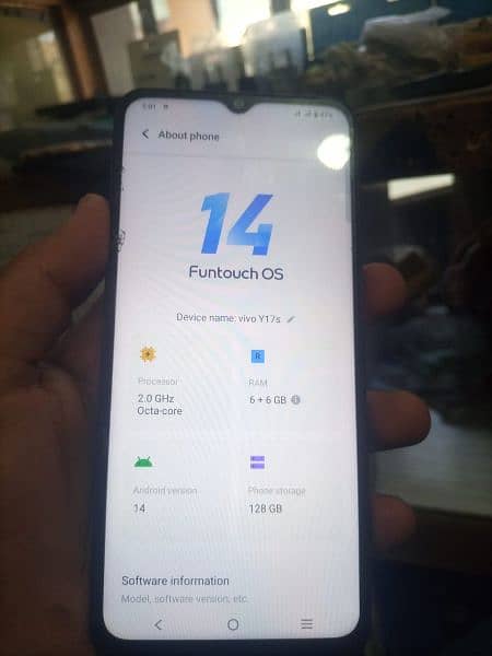 vivo y17 S 6 GB ram 128 Rom 4