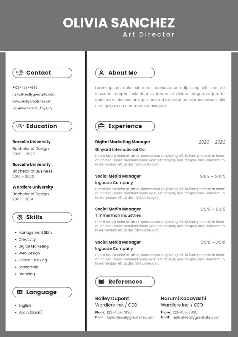 Professional Cv/Resume Maker 10