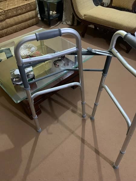 rod iron adjustable walker 1