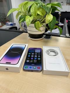 iPhone 14 Pro Max 256GB, deep purple, factory unlocked, PTA approved 0