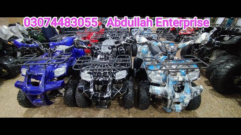 Jeep shape  125cc atv 4 wheel quad bike 4 sell deliver in all over Pk 2