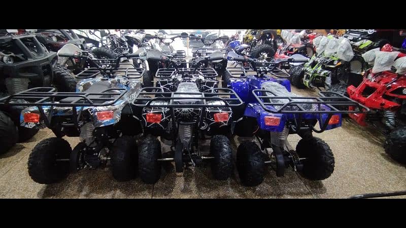 Jeep shape  125cc atv 4 wheel quad bike 4 sell deliver in all over Pk 3