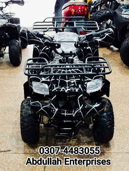 Jeep shape  125cc atv 4 wheel quad bike 4 sell deliver in all over Pk 6