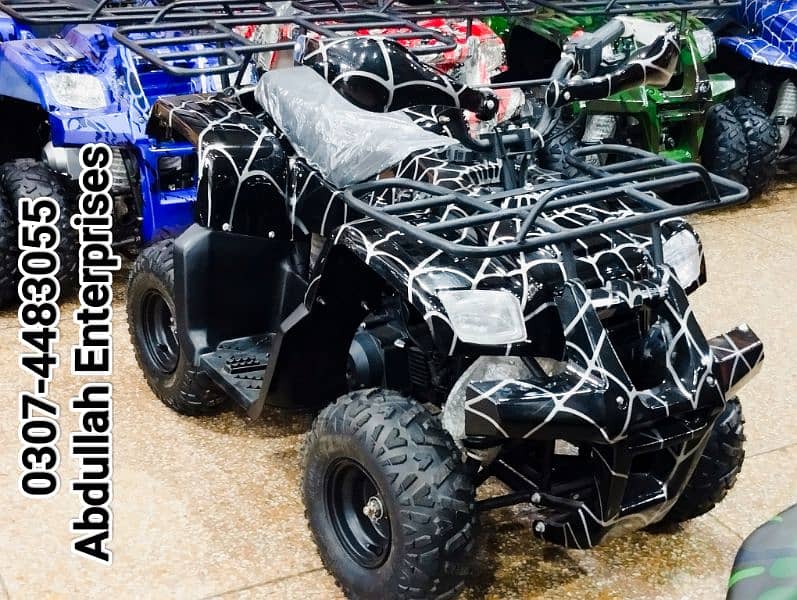 Jeep shape  125cc atv 4 wheel quad bike 4 sell deliver in all over Pk 7