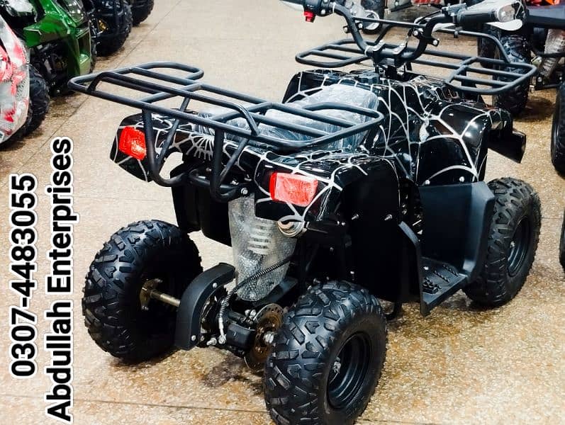 Jeep shape  125cc atv 4 wheel quad bike 4 sell deliver in all over Pk 8