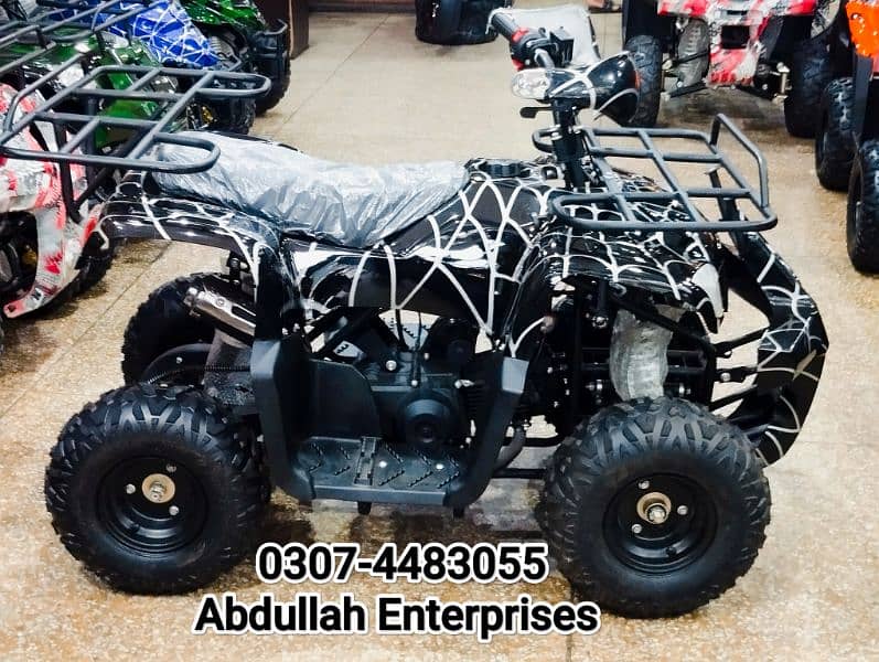 Jeep shape  125cc atv 4 wheel quad bike 4 sell deliver in all over Pk 10