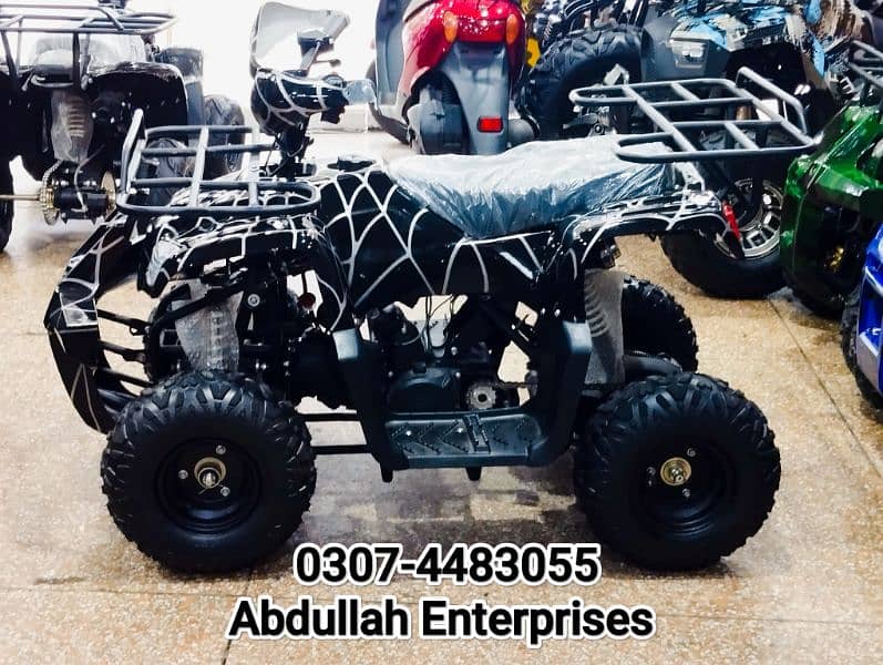 Jeep shape  125cc atv 4 wheel quad bike 4 sell deliver in all over Pk 11