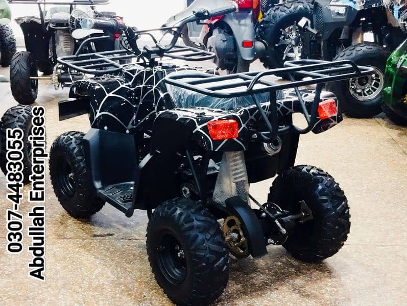 Jeep shape  125cc atv 4 wheel quad bike 4 sell deliver in all over Pk 12