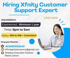 HIRING XFINITY SALE AGENT