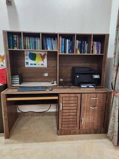 Computer Table + Books rack