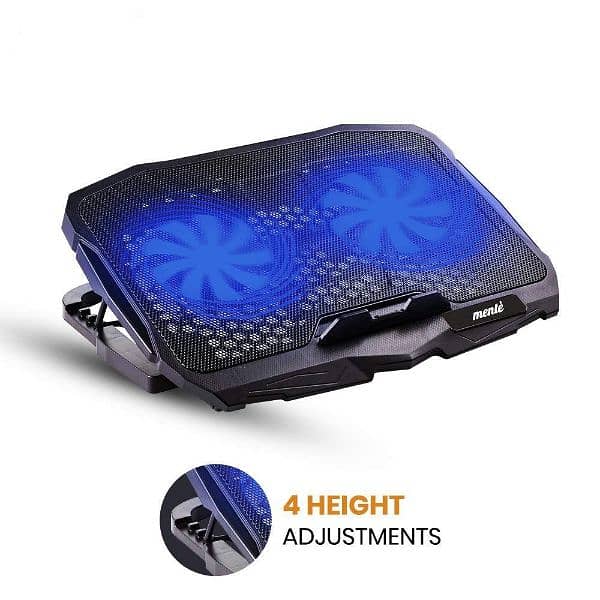 X2 cooling  pad for 13_17 inch laptops with 2 larg fan 6