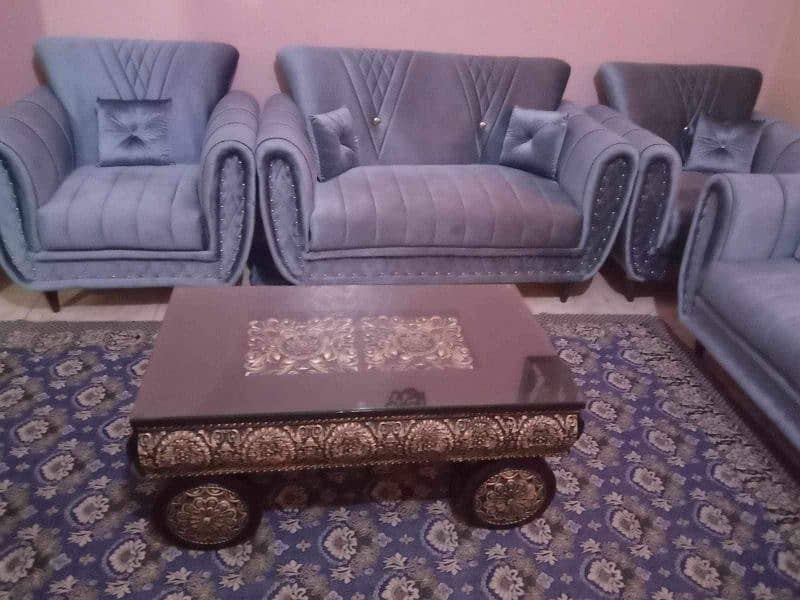 7 sitter sofa set with table 1