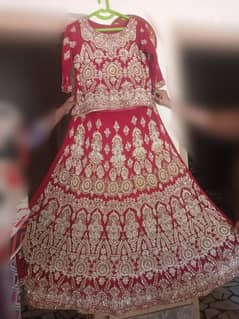 Red bridal lehnga