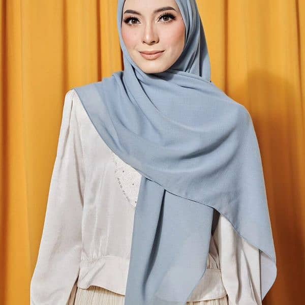 Malaysian Imported Original Best Cotton Voile Candy plain Scarf hijab 11