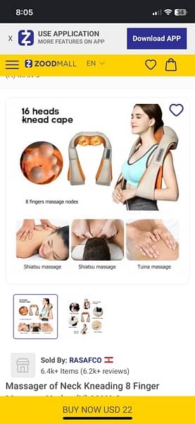 massagers (neck,back and shoulder,foot) 12