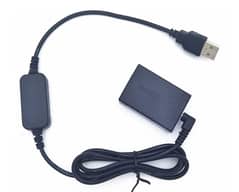 Canon Dummy Battery DC coupler use with charger power bank