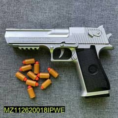 desert eagle air gun with nerf bullets