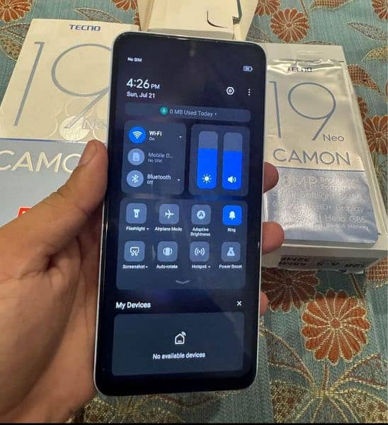 Tecno camon 19 neo 6 Gb  128Gb 4