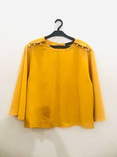 YELLOW MANTRA SHORT SHIRT (price negotiable)