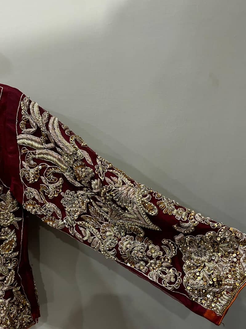 Red Bridal Dress  Lehnga | Barat Dress| Wedding Dress - HAND MADE 1