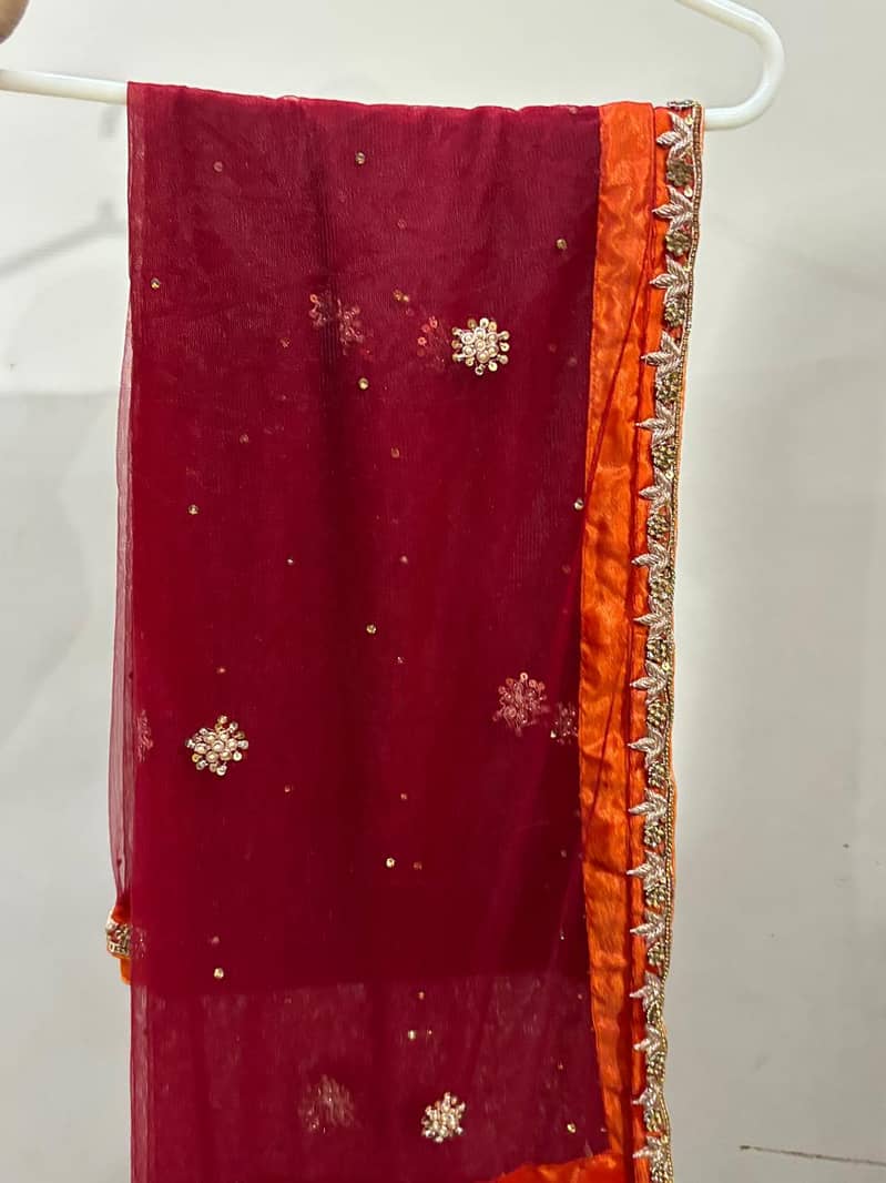 Red Bridal Dress  Lehnga | Barat Dress| Wedding Dress - HAND MADE 7