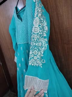 frock (maxi) sea green