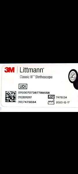 Littmann Classic 3 III Stethoscope - All Black Edition 5803 13