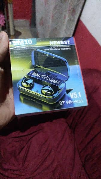 "M10 Airbuds Brand New luxury" 4