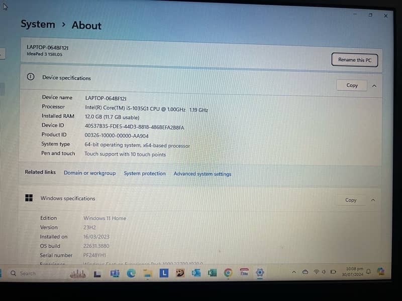 Lenovo Ideapad 3 15IIL05 1