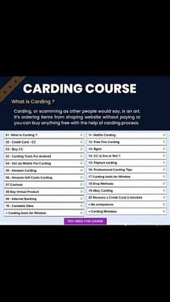 Carding Full Course