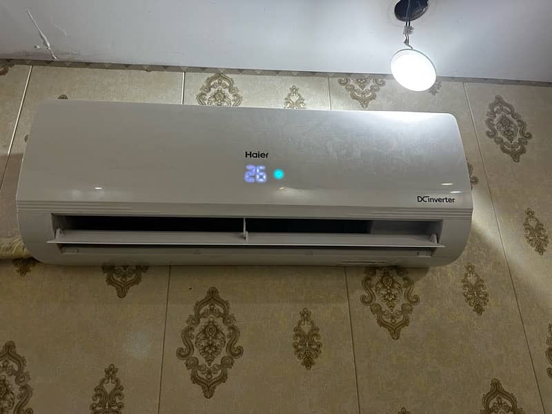 Only two months used Top varient Haier DC inverter 1 ton 1