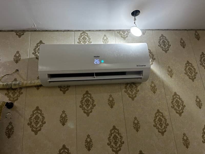 Only two months used Top varient Haier DC inverter 1 ton 2