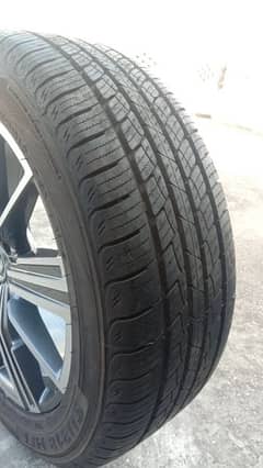 Glory 580pro tyres(225/55 r18)+Alloy rims