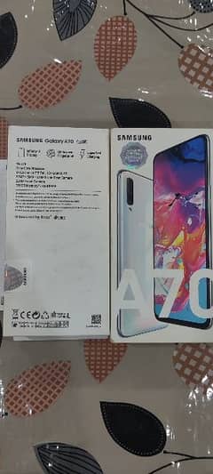 Samsung A70 with box