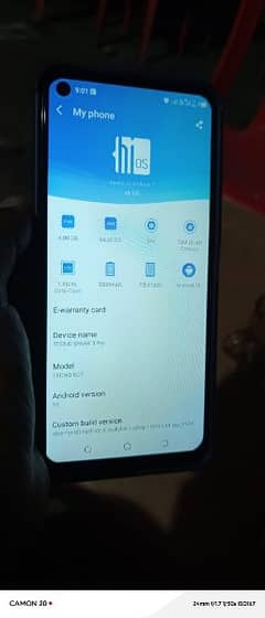 Tecno spark 5 with charger 0