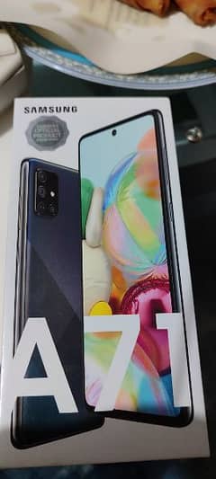 Samsung a71 complete box mint condition